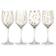 Mikasa Cheers Metallic Gold Verre à Vin 40cl 4pcs