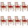 vidaXL 3072973 8-pack Garden Dining Chair