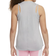 Nike Girl's Dri-Fit One Tank Top - Light Smoke Grey/White