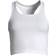 Casall Crop Rib Racerback Top - White