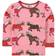 Småfolk T-Shirt with Horses - Sea Pink (14-0016-526)