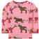 Småfolk T-Shirt with Horses - Sea Pink (14-0016-526)