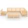 vidaXL 3075884 Loungesæt, borde inkl. 11 sofaer
