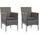 vidaXL 3058385 Matgrupp, 1 Bord inkl. 2 Stolar