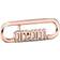 Pandora ME Styling Dream Word Link Charm - Rose Gold