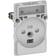 Schneider Electric Fuga stikk. EDB 2-polet m/jord 1½m uden afdækning