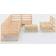 vidaXL 3075629 Loungeset, 1 Bord inkl. 8 Soffor