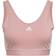 Adidas Women's Essentials 3-Stripes Crop Top - Wonder Mauve/White