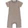 MarMar Copenhagen Plain Summer Rompy Romper - Rose/Grey Melange