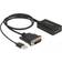 DeLock USB A-DisplayPort /DVI M-F 0.5m