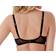 Gossard Sheer Stripe Non Padded Plunge Bra - Black