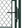 vidaXL Garden Gate Steel 100x225cm