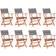 vidaXL 3086965 8-pack Havestol