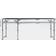 vidaXL Foldbart campingbord 180 x 60 cm aluminium grå