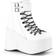 Demonia Kera-21 - White Vegan Leather