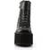 Demonia Kera-21 - Black Vegan Leather