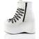 Demonia Kera-21 - White Vegan Leather
