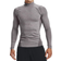 Under Armour Compression Mock da Uomo - Charcoal Light Heather/Nero