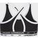 Under Armour Crossback Sports Bra Kids - Black/White