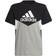 Adidas Colorblock T-shirt - Black/Medium Grey Heather/Dark Grey Heather (HA4025)