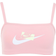 Nike Dri Fit Indy Light-Support Padded Convertible Sports Bra - Pink Glaze/Barely Volt/White