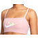 Nike Dri Fit Indy Light-Support Padded Convertible Sports Bra - Pink Glaze/Barely Volt/White