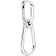 Pandora ME Hoop Link Single Earring - Silver