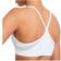 NIKE Indy Light-Support Padded V-Neck Sports Bra - White/Grey Fog/Particle Grey