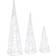 vidaXL Cone Julelampe 60cm 3stk