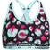 Under Armour Crossback Printed Sports Bra - Black/Breeze