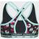 Under Armour Crossback Printed Sports Bra - Black/Breeze