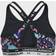 Under Armour Crossback Printed Sports Bra - Black/White