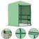 vidaXL Greenhouse with Shelves 227x223cm Rustfrit stål Plast