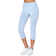 USA Pro Seamless Capri Cropped Leggings Women - Brunera Blue