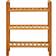 vidaXL 3 Shelves Shoe Rack 19.7x23.6"