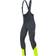 Gore C3 Windstopper Bib Tights + Women - Black/Neon Yellow