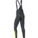 Gore C3 Windstopper Bib Tights + Women - Black/Neon Yellow