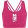 Nike Dri-FIT Swoosh Icon Clash Sports Bra - Fireberry/White