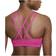 Nike Dri-FIT Swoosh Icon Clash Sports Bra - Fireberry/White