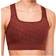 Nike Dri-FIT Swoosh Icon Clash Medium-Support 1-Piece Pad Printed Sports Bra - Bronze Eclipse/Sail