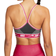 Nike Dri-FIT Indy Light-Support Padded Logo Sports Bra - Iron Grey/Heather/Mystic Hibiscus/White