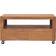 vidaXL Solid Wood Teak Natural Mobile TV 80x41.9cm