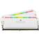 Corsair Mémoire RAM Dominator Platinum RGB CMT32GX4M2D3600C18W 32Go (2x16Go) DDR4 3600MHz CL18 Blanc