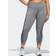 adidas Optime TrainIcons 3-Stripes 7/8 Plus Size Tights Women - Dark Grey Heather