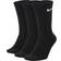 Nike Everyday Lightweight Training Crew Socks 3-pack - Black/White