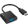 Hama HDMI-VGA/3.5mm M-F 0.5ft