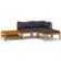 vidaXL 3086893 Lounge-Set, 1 Tisch einschl. 2 Sofas