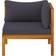 vidaXL 3086893 Lounge-Set, 1 Tisch einschl. 2 Sofas