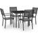 vidaXL 3073523 Ensemble repas de patio, 1 Table incluse 4 Chaises