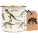 Gift Republic Enamel Cross Dinosaur Mugg 50cl